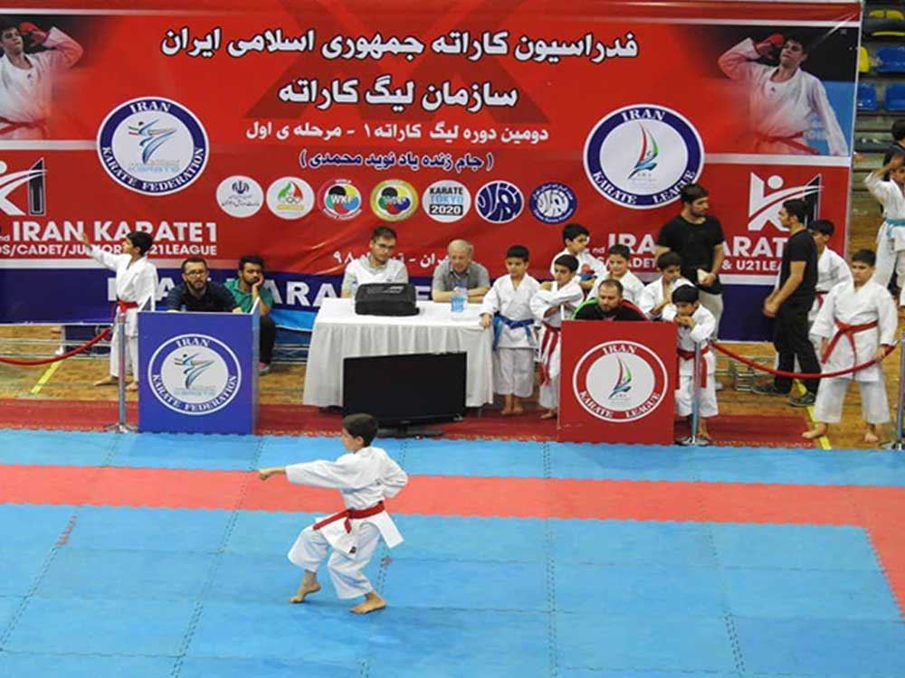 رنکینگ اولین مرحله لیگ کاراته وان پسران ایران  اعلام شد