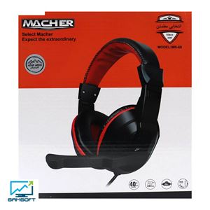 هدست میکروفون خلبانی مچر (Macher) مدل MR-68