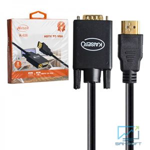 کابل تبدیل HDMI به VGA کایزر طول 1.8 متر مدل Kaiser K-626