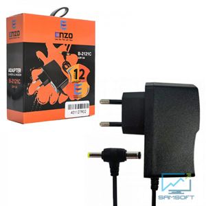 آداپتور سوزنی 12 ولت 1 آمپر انزو  مدل Enzo B-2121C